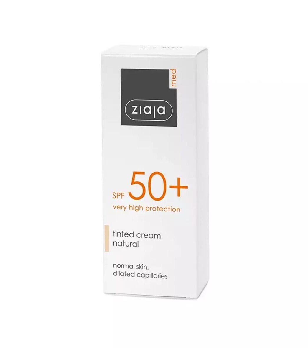 Ziaja Med Ecran Solaire Teinte Natuelle Spf50+ 50ml -2- bebemaman