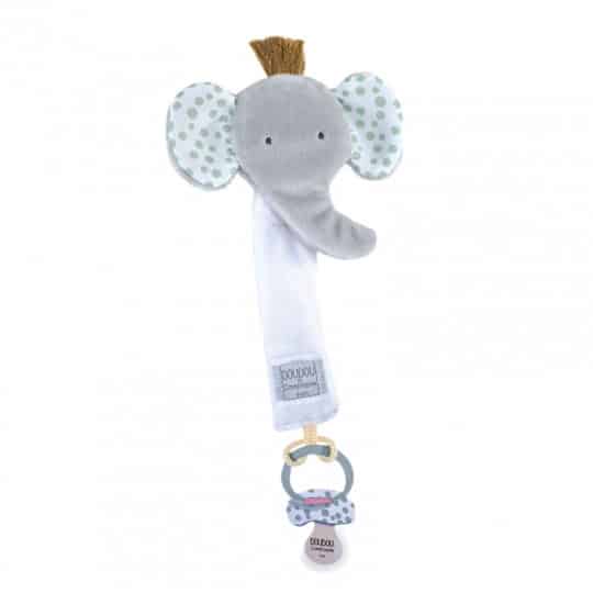 Doudou et Compagnie Attache Sucette – Elephant