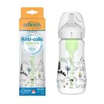 Dr. Brown’s Biberon Anti-Colique Options+ 270ml 0m+ Dinosaure