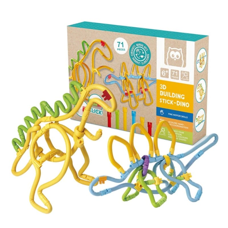 Eurekakids Animaux De Construction Souple 71 Pièces 3D