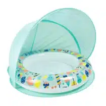 Eurekakids Piscine Gonflable pour Bébé avec Parasol