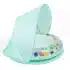 Eurekakids Piscine Gonflable pour Bébé avec Parasol