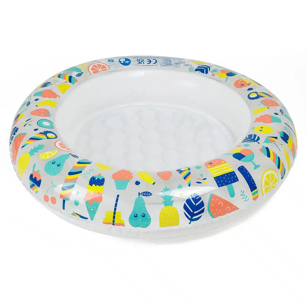 Eurekakids Piscine Gonflable pour Bébé avec Parasol -4- bebemaman