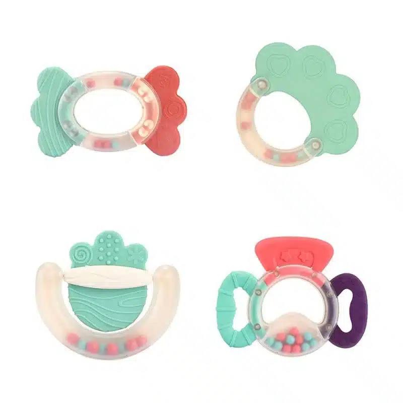 Eurekakids Set de Hochets et Anneaux de dentition 0m+