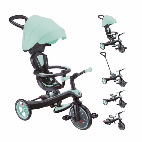 Globber Tricycle Explorer 4en1 Évolutif Mint -2- bebemaman