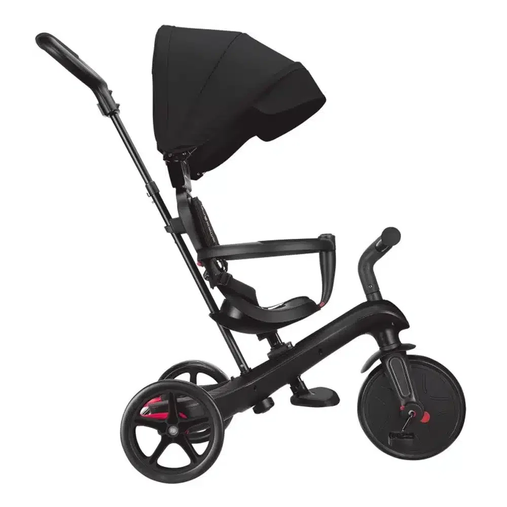 Globber Tricycle Explorer 4en1 Évolutif Noir -4- bebemaman