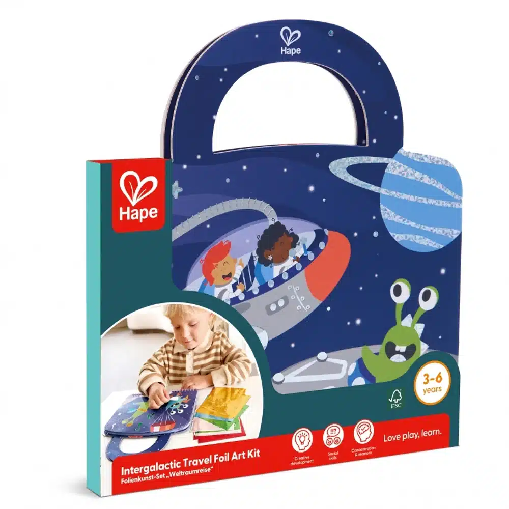 Hape Coffret Artistique Voyage Intergalactique 3-6ans