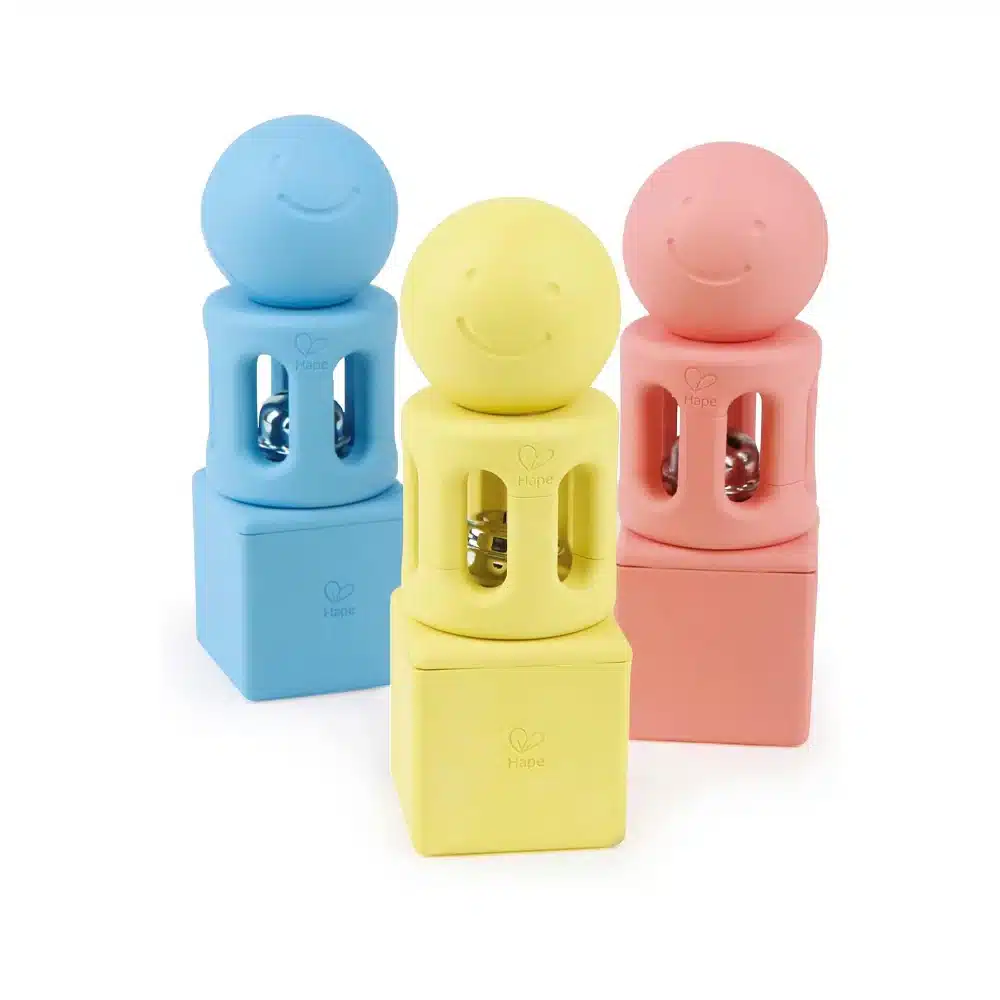 Hape Trio de Hochets Géométriques 0m+ -4- bebemaman