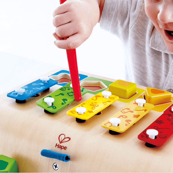 Hape Xylophone Trieur de Formes 12m+ -4- bebemaman