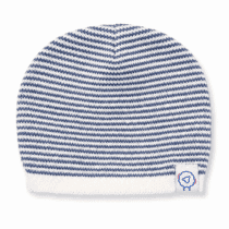 La Manufacture de Layette Bonnet Bébé 0-1mois Bleu Azur