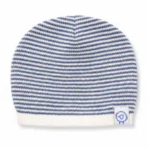 La Manufacture de Layette Bonnet Bébé 0-1mois Bleu Azur