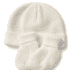 La Manufacture de Layette Bonnet et Chaussons Coton Bébé – Blanc