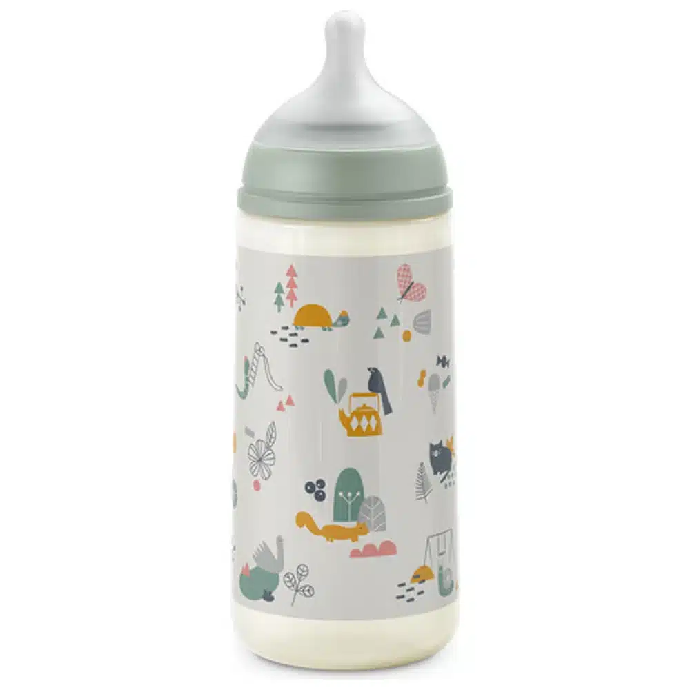 Suavinex Biberon Anti-Coliques avec Tetine Sxpro 360ml 6m+ Vert -1- bebemaman