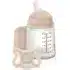 Suavinex Set biberon Zero.Zero avec sucette 180ml Beige