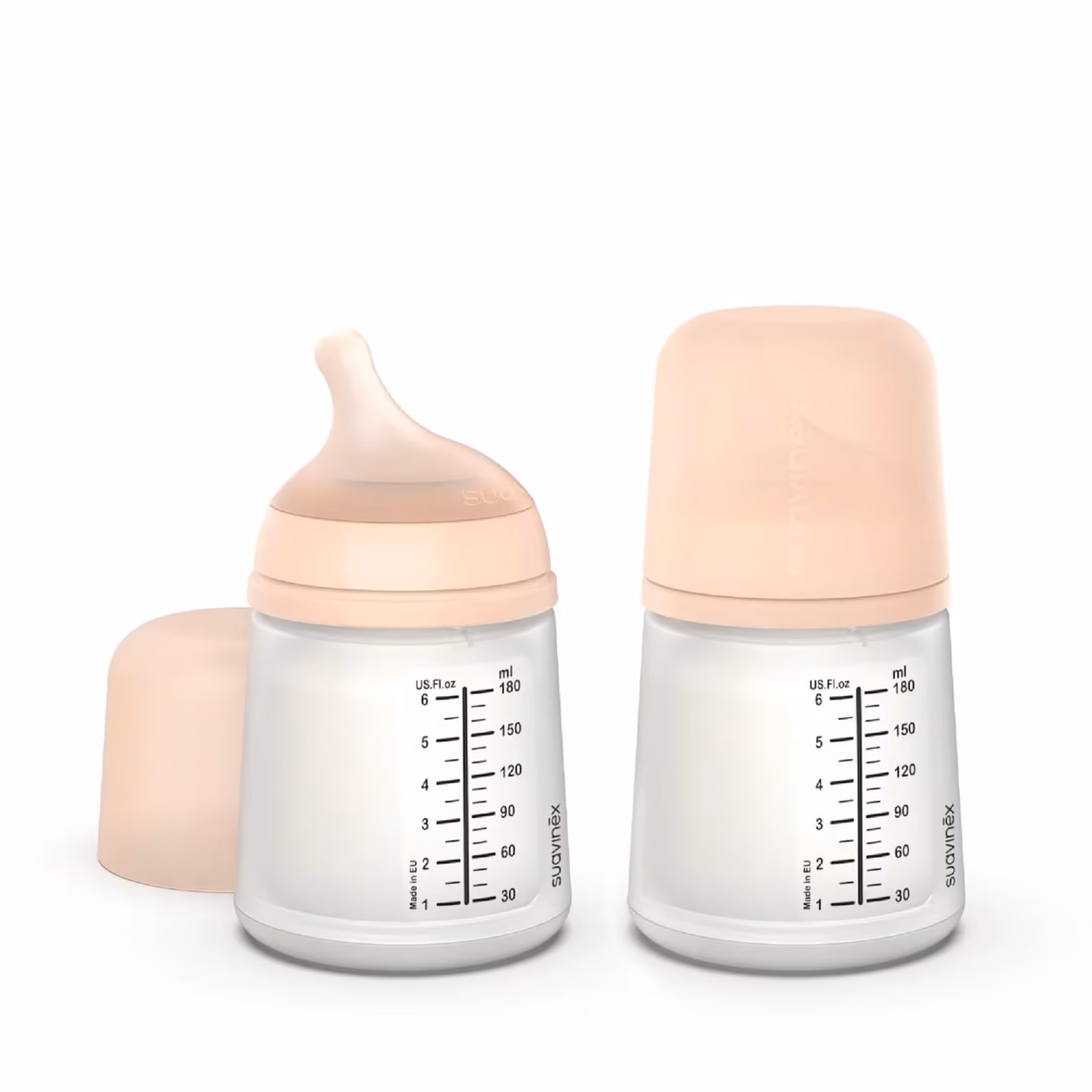 Suavinex Set de 2 Biberons Zero.Zero 180ml 0m+