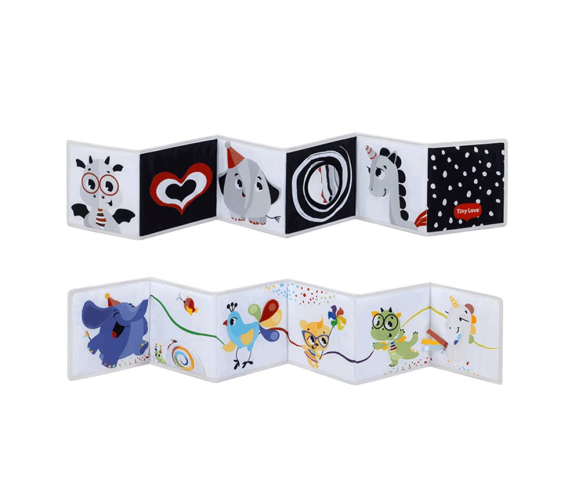 Tiny Love Livre Recto Verso en Tissu Born To Party