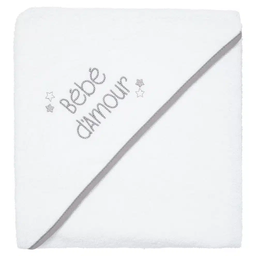 Baby Calin Sortie De Bain bébé Doux Rêves 100x100cm -1- bebemaman