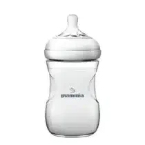 Biberon Mammia Natural Feeling 240 ml 3 mois+ Blanc