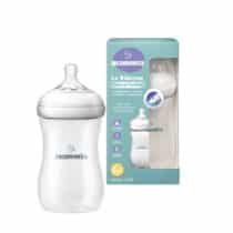 Biberon Mammia Natural Feeling 240 ml 3 mois+ Blanc
