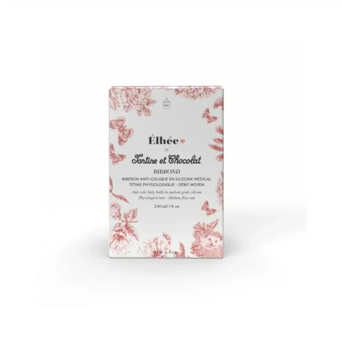 Élhée Tartine Et Chocolat Terre Biberon Anti Colique Cuite 0m+ 240ml -2- bebemaman