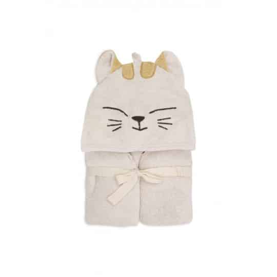 Jollein Cape de Bain Éponge Charlie Le Chat 75x75cm