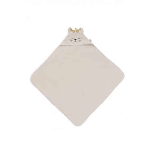 Jollein Cape de Bain Éponge Charlie Le Chat 75x75cm -4- bebemaman