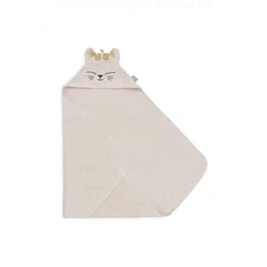 Jollein Cape de Bain Éponge Charlie Le Chat 75x75cm -6- bebemaman