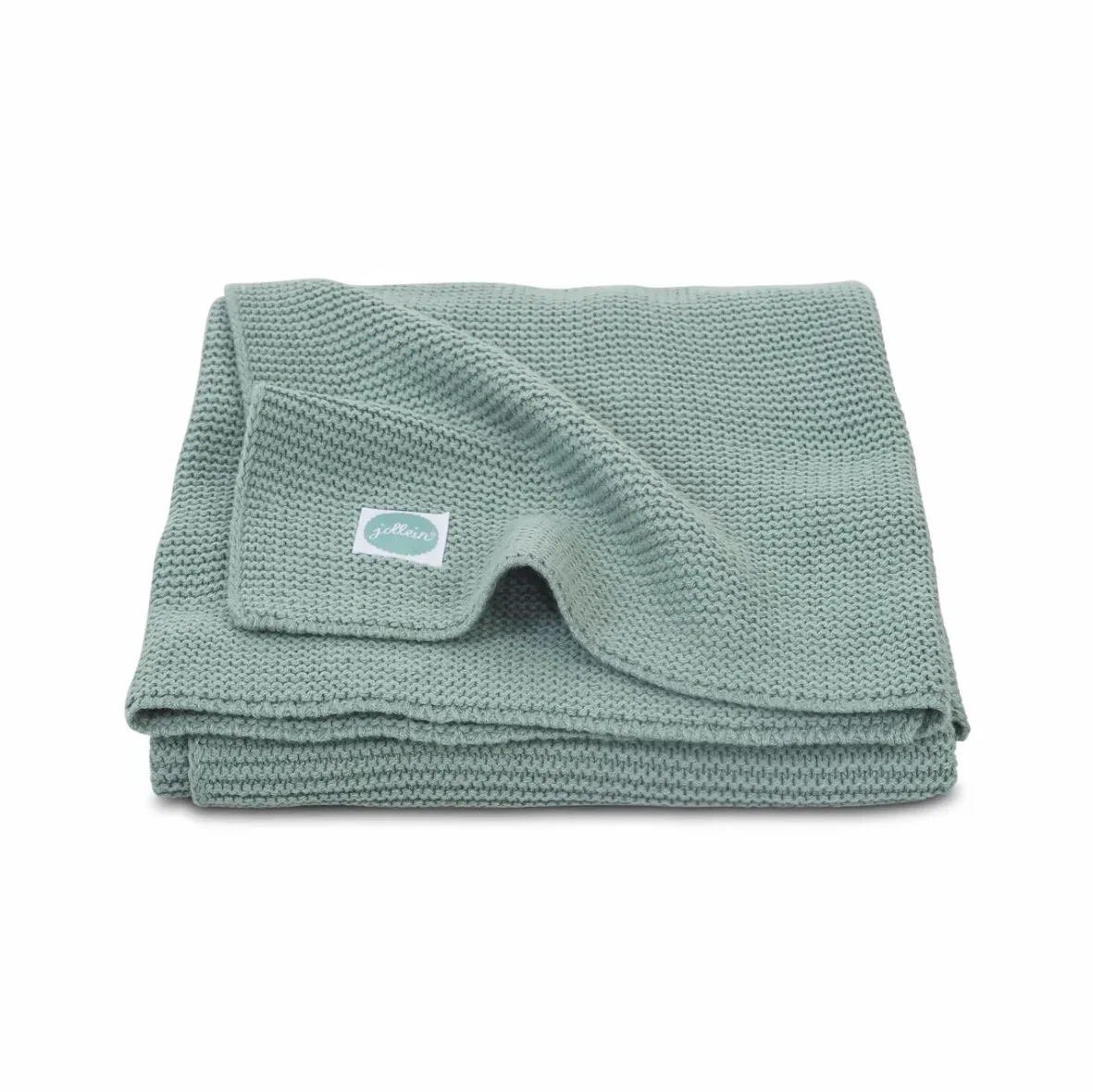 Jollein Couverture Berceau 75x100cm Basic Knit Forest Green