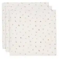 Jollein Lange Gaze de Coton Small 70x70cm 3 Unités Animal Friends