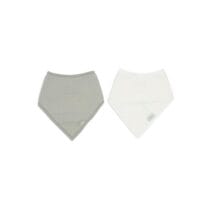 Jollein Lot de 2 Bavoirs Bandana Gaze de