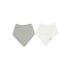 Jollein Lot de 2 Bavoirs Bandana Gaze de