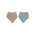 Jollein Lot de 2 Bavoirs Bandana Gaze de