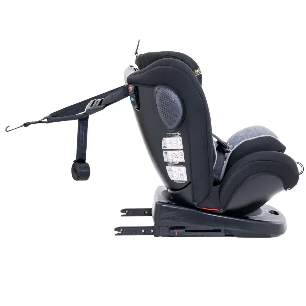 Jovikids Angela Siège Auto 360° Rotatif Isofix Noir -4- bebemaman