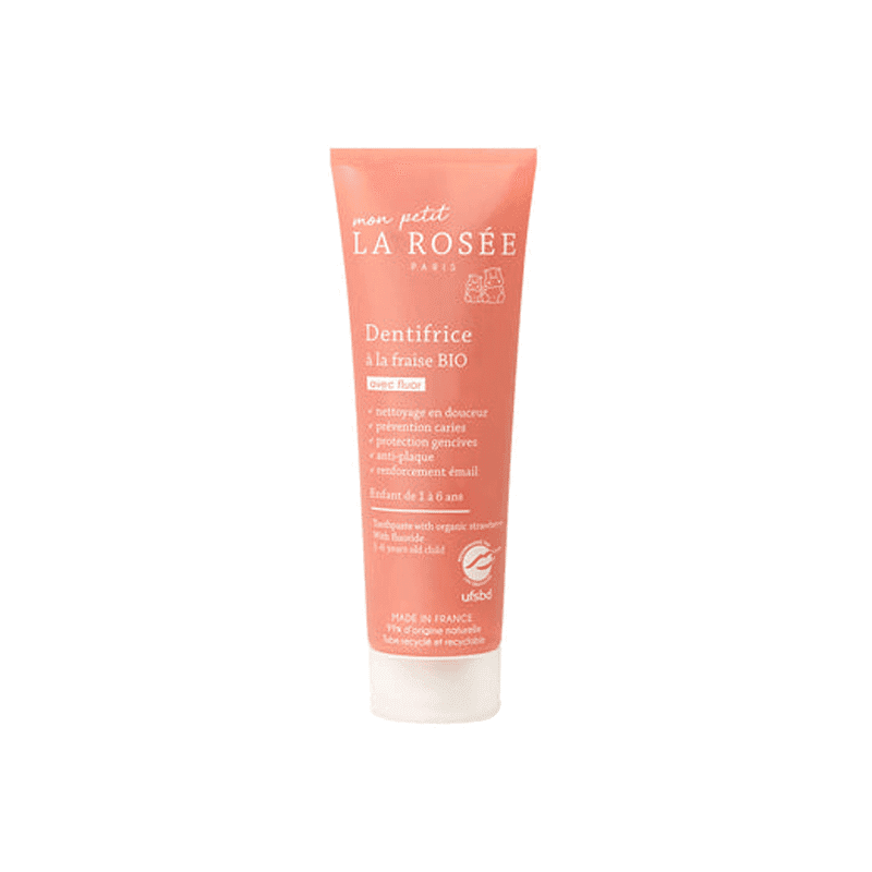 La Rosée Mon Petit Dentifrice à la Fraise Bio 50ml