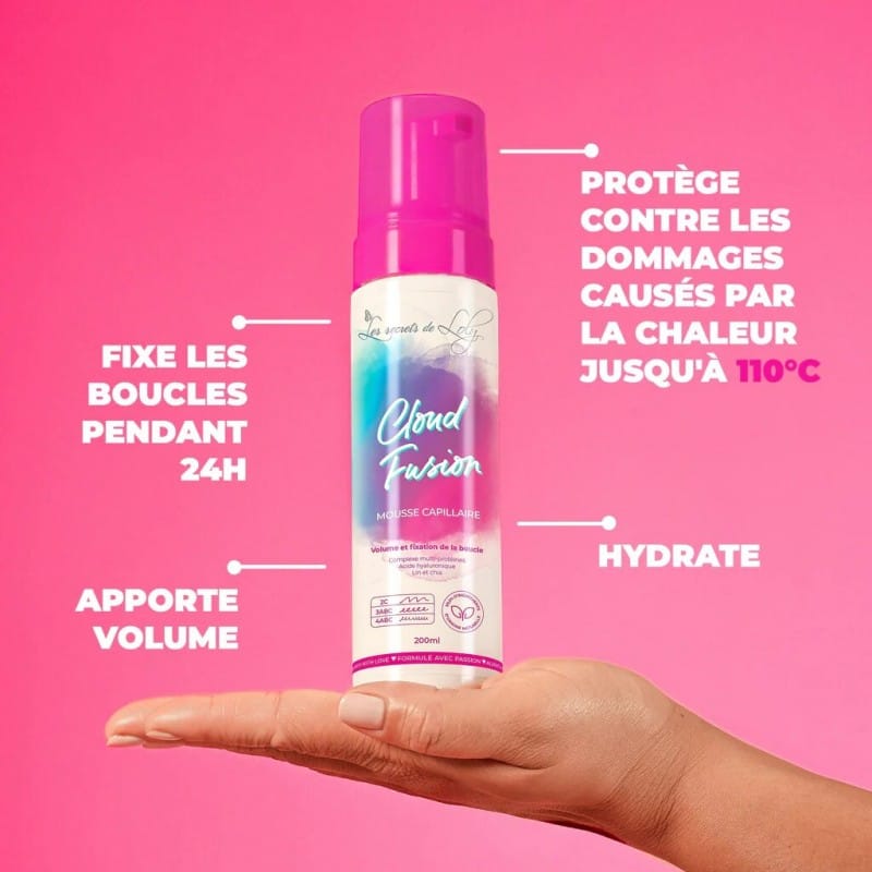 Les Secrets De Loly Cloud Fusion Mousse Capillaire 200ml-2-bebemaman