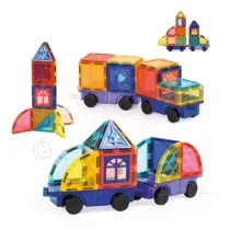 Ludi Véhicules Magnétiques 61pcs 3-10ans