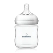 Mammia Biberon Natural Feeling 120 ml 0 mois Blanc