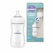 Mammia Biberon Natural Feeling 330 ml 6 mois+ Blanc