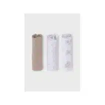 Mayoral Lot de 3 Langes en Mousseline