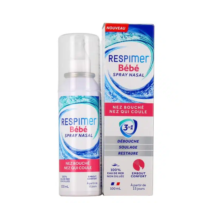 Respimer Spray Nasal Bébé Nez Bouché Nez qui Coule 3en1 100ml