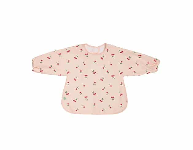 Bavoir Imperméable Babycalin avec Manches – Cerise fruitée