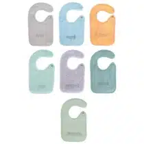 bavoirs multicolores bébé
