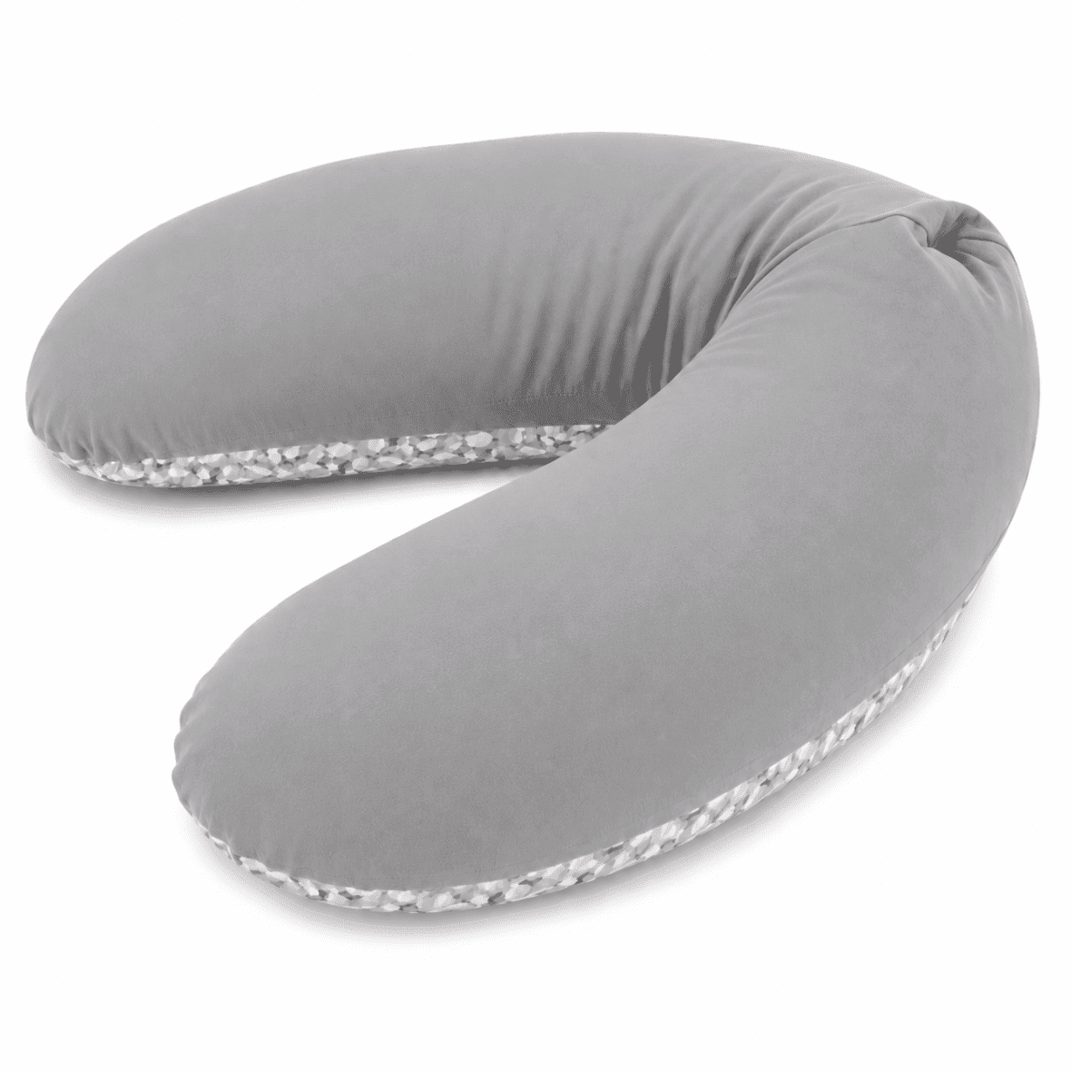 P’tit Dodo Coussin D’allaitement En Coton Infinity Line Ergonomique 175cm – Gris