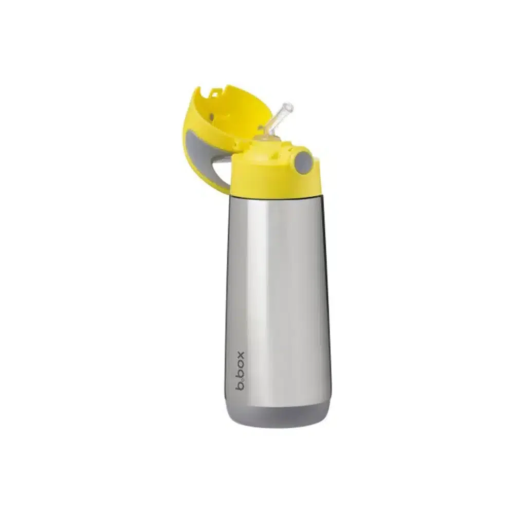 BBox Gourde Isotherme à Paille 500ml Lemon Sherbet -2- bebemaman