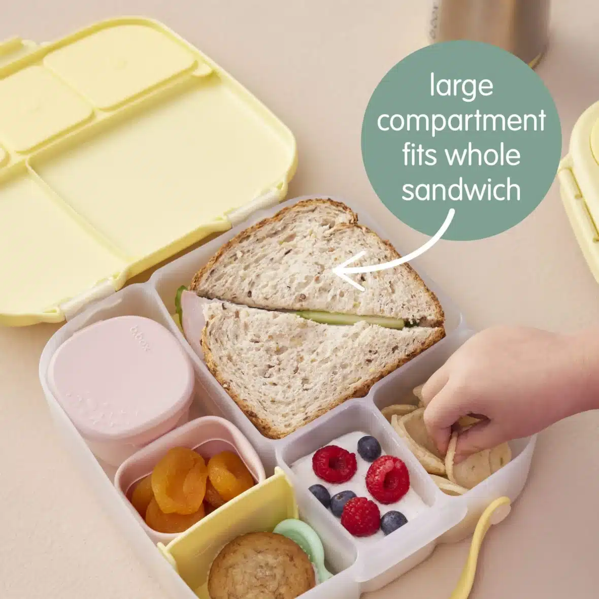 Bbox Large Lunchbox – Spearmint -4- bebemaman