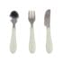 Beaba Set de 3 Couverts en Inox 12m+ Vert