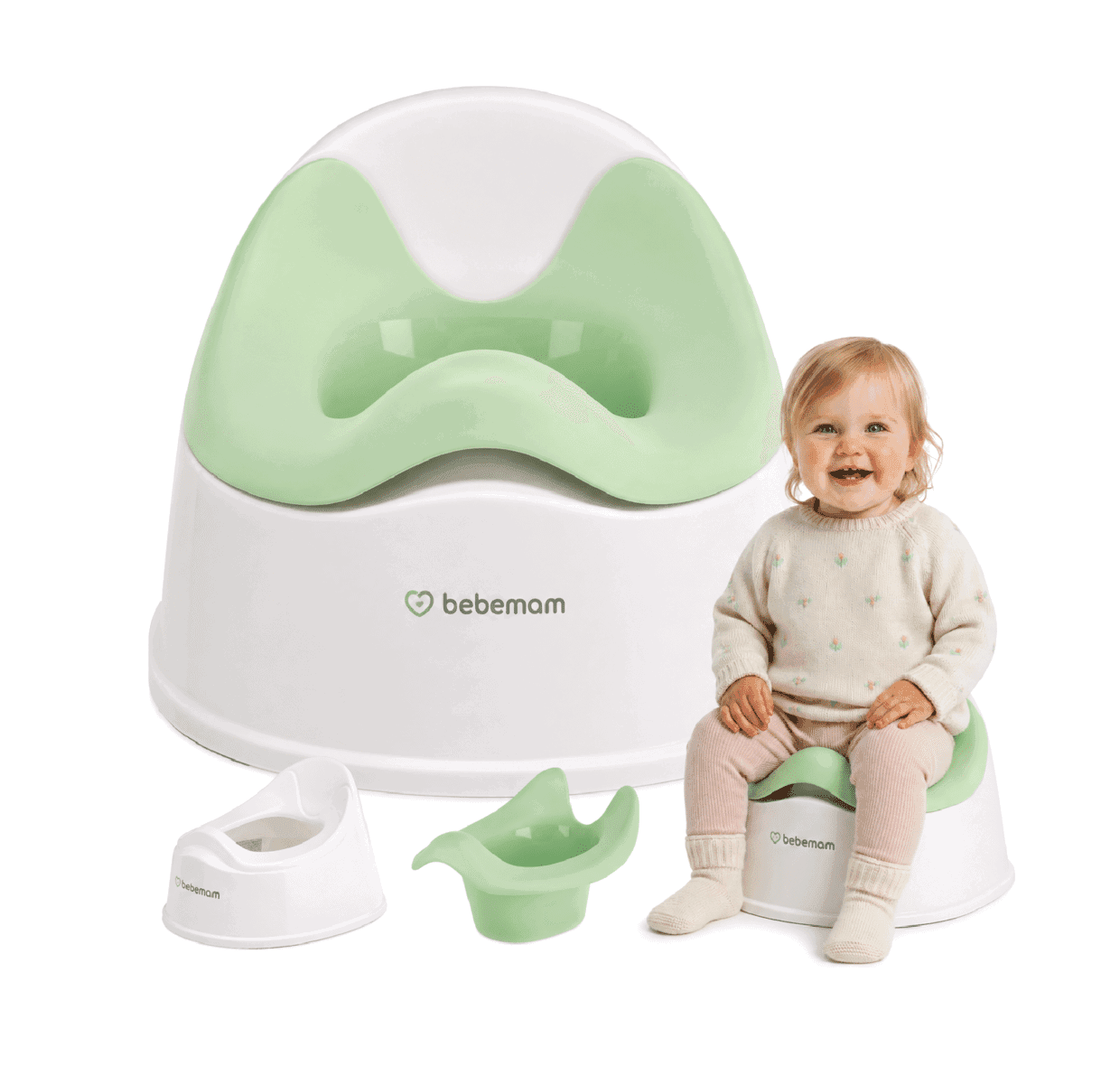 Bebemam Pot Enfant 18-36mois Blanc/Vert