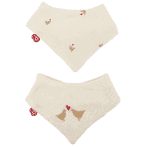 Domiva Lot de 2 Bavoirs Bandanas Maternity love 0-6m