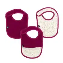 Domiva Lot de 3 bavoirs en mousseline 6-12m Grenadine Au fil de l’eau
