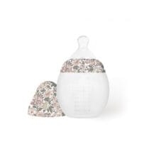Élhée Et Liberty Biberon Anti Colique en Silicone 240ml Honey Dew Pink